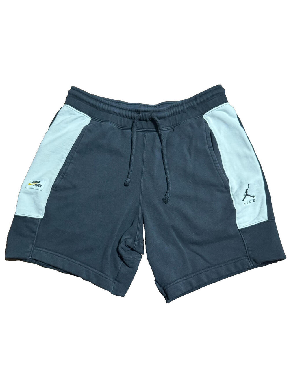 Nike Air Jordan JUMPMAN Fleece Shorts Size Small Mens Black White DA7204-010